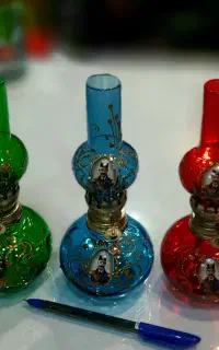 چراغ گردسوز شاه عباسی نفتی تُپلِ کوچک