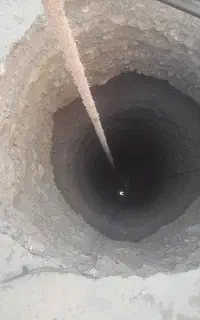 چاه آبی فاضلاب چاله بازسازی
