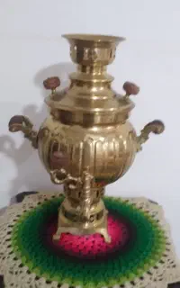 سماور مسی ذغالی