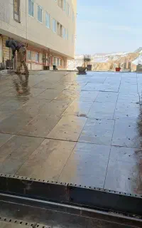 آرماتور بندی اسکلت فلزی پله گرد  استخر