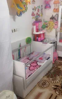 تخت خواب تمیز ومرتب