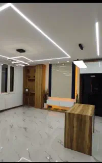 اجرای کناف سقف کاذب نور مخفی دورباکس مستقیم نصاب