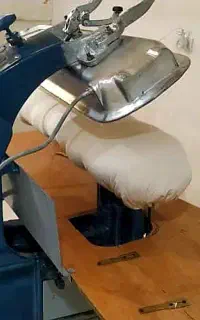 پرس اتو بخار کارکرده دیگ بخار خشک شویی