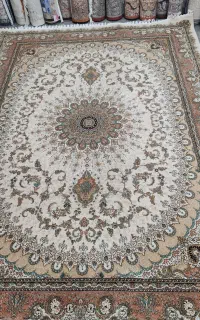 3تخته فرش12متری  چهل نگین 700شانه  آنتیک