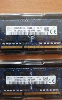 2 عدد رم لپ تاپ DDR3
