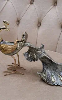 مجسمه طاووس پلی استر و فلز و انواع تابلو