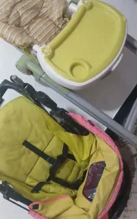 صندلی غذا و کالسکه بچه