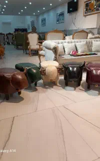 پاف صندلی نیمکت چرم مبلمان کادو ولینتان