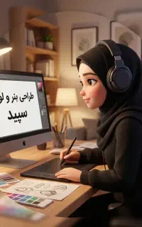 طراحی بنر و لوگو