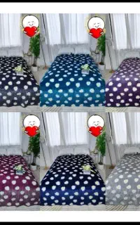 پتوپلیسه مسافرتی خارجی دونفره گل بابونه قواره بزرگ
