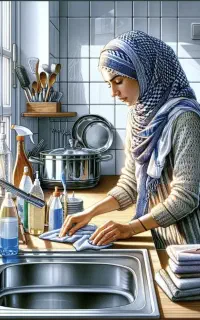 نیازمند نظافتچی خانوم