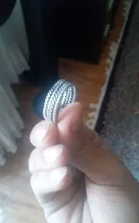 فروش انگشتر استیل رنگ ثابت کار دست