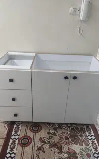 کابینت زیر سینکی سه کشو
