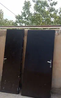 درب چوبی
