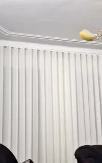 پرده شیک و مدرن مشکی و سفید، مناسب پذیرایی، سالن و
