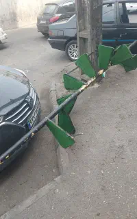 پله فلزی گردان مخصوص مغازه ها