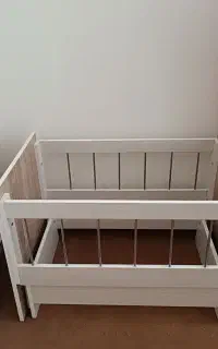 تخت دومنظوره نوزادی تا دوسال قابل استفاده