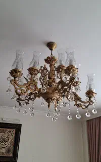 لوستر۱۰شاخه کاملاسالم