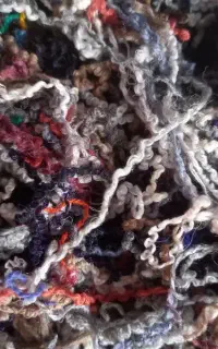 خورده کاموا برای بالش