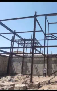 خدمات جوشکاری اسکلت شیروانی واجرای سقف بتونی