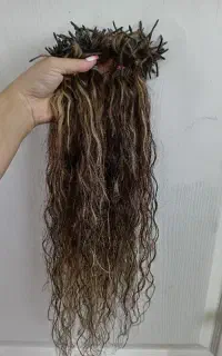 موی طبیعی فر ۵۰سانت