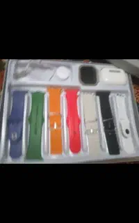 ساعت چند بند   نو  دارای سیم شارژر  ایر پاد