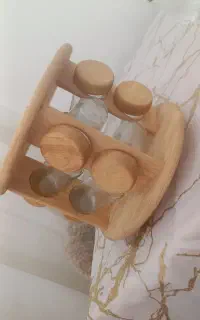 پاسماوری و جا ادویه ی ۸ تایی گردون تمیز کم استفاده