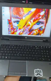 HP ZbookG2 i7 RAM16 Nvidia2G GDDR5 500GB بالوازم