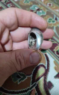 انگشتر پنبه نقره