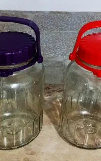 4 عدد ظرف شیشه
