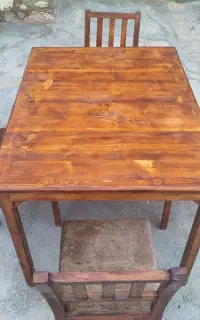 میز ناهار خوری 4نفره تمام چوب