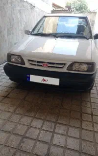 پراید مدل ۹۰ بیرنگ شاستی جلو جوش دست‌اندازی داره