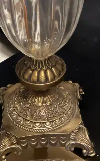 آباژور پایه برنز مدرن