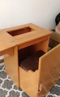 میز چرخ خیاطی ام دی اف