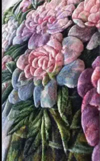 برجسته و پرداخت تابلو فرش