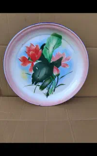 سینی لعابدار قدیمی