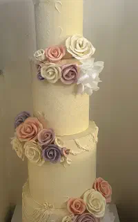 ماکت کیک عروسی چهار طبقه