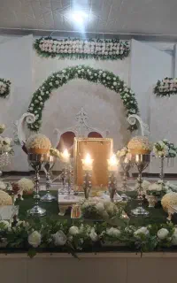 سفره عقد و جایگاه عروس و داماد