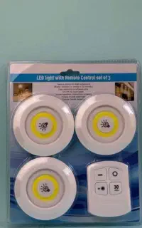 چراغ زیر کابینتی ریموت دار اورجینال 3in1