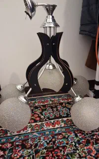 لوستر حبابی ۵شعله  شیگ