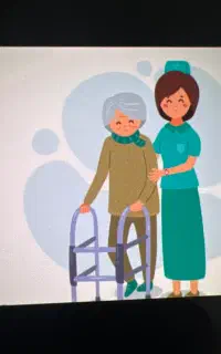 پرستار سالمند در منزل خانم
