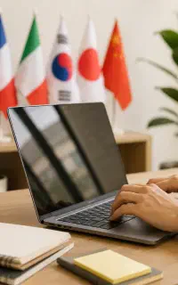 آموزشگاه آنلاین زبان انگلیسی آلمانی نروژی