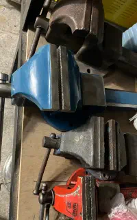 گیره ماتا دورگیره رومیزی قدیمی گیره زیر دریلی