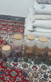 سرویس چایی دان و جا حبوبات