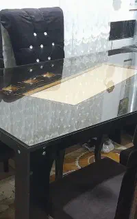 میز صندلی چوبی ۶نفره