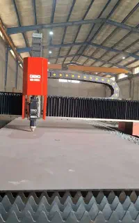 برش cnc لیزر فلزات 6متر ضخامت 30 میل