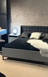 سرویس خواب طوسی مشکی /اسپرت /لاکچری