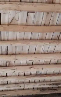 تیر و تخته چوبی سقف