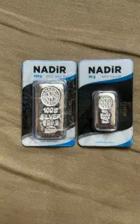 شمش نقره ندیر Nadir