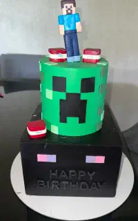 ماکت کیک مابنکرافت                        کیک